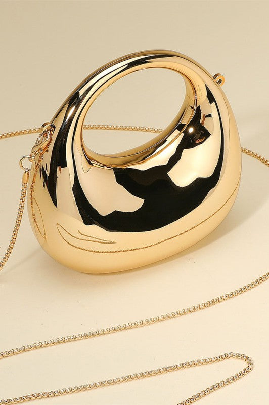 Gold Clutch Crossbody Bag - 21 nov