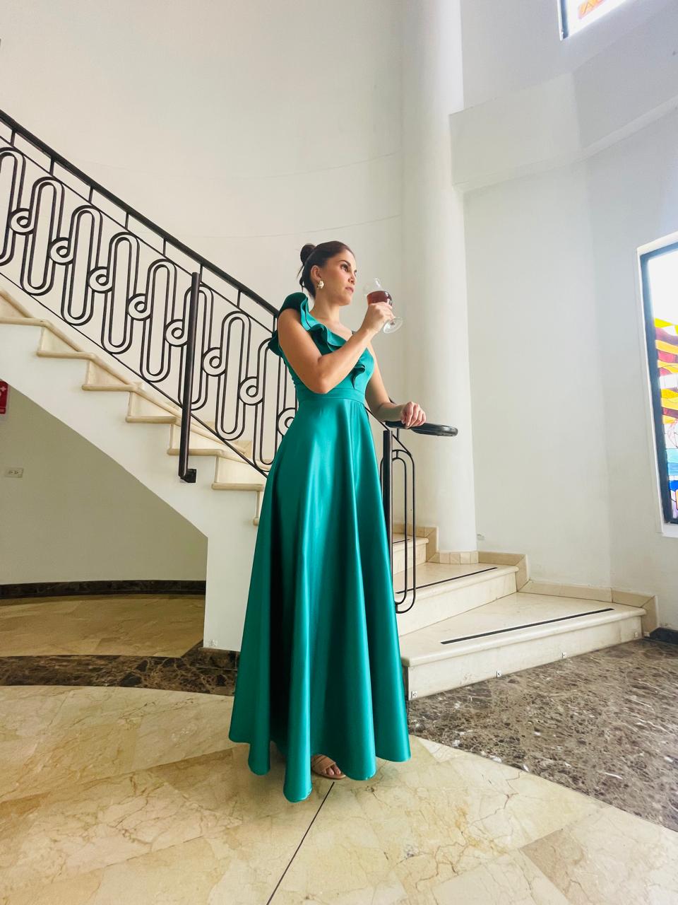 Vestido Carlota Turquesa