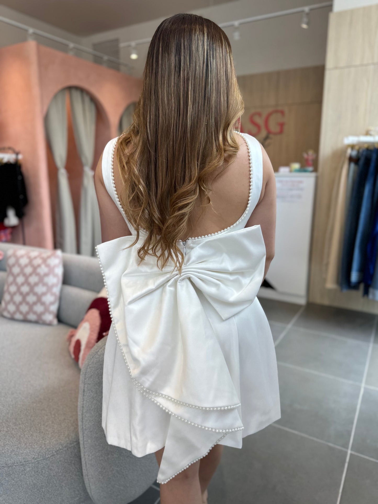 Carla White Mini Dress