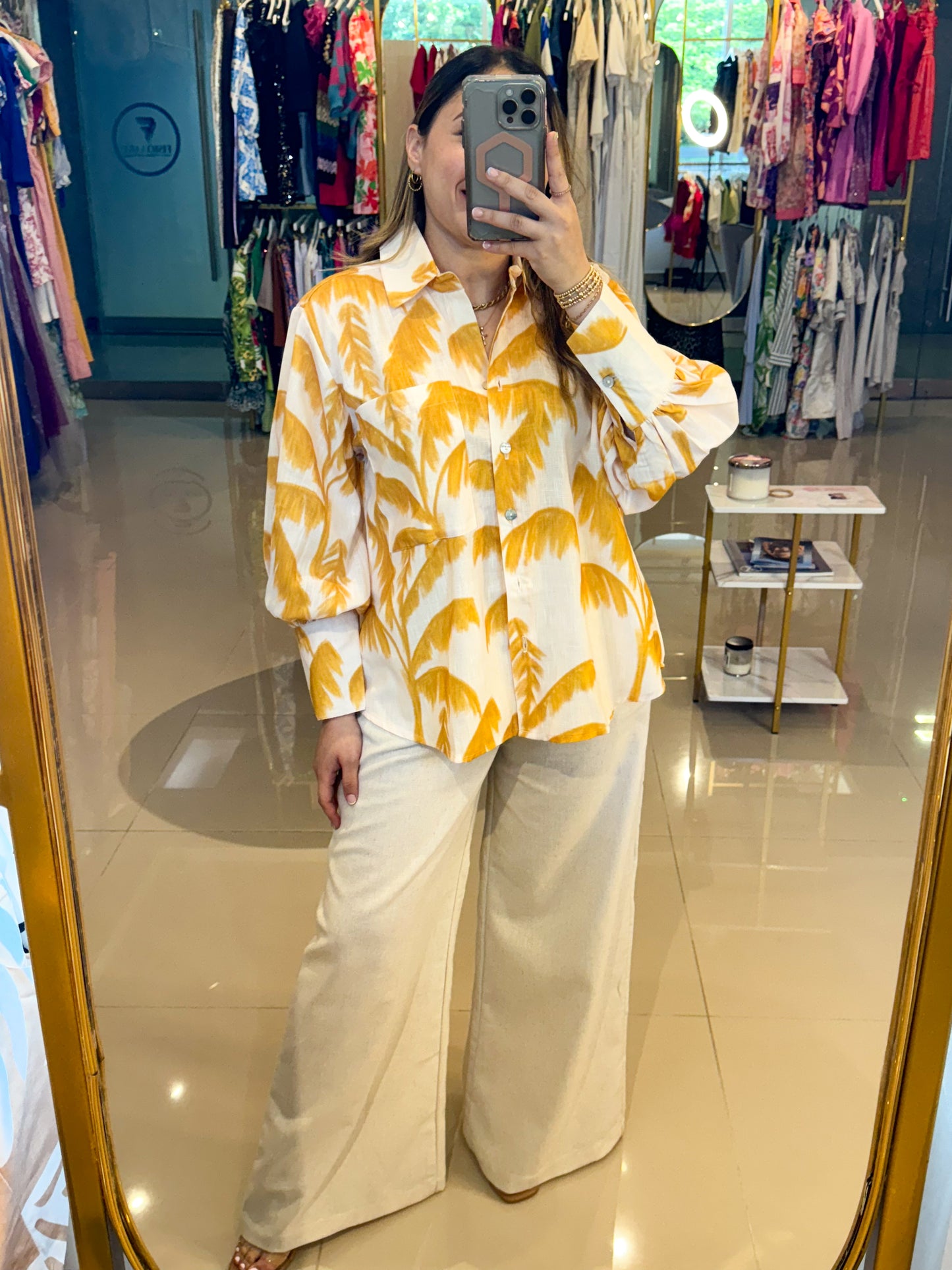 Camisa en Lino