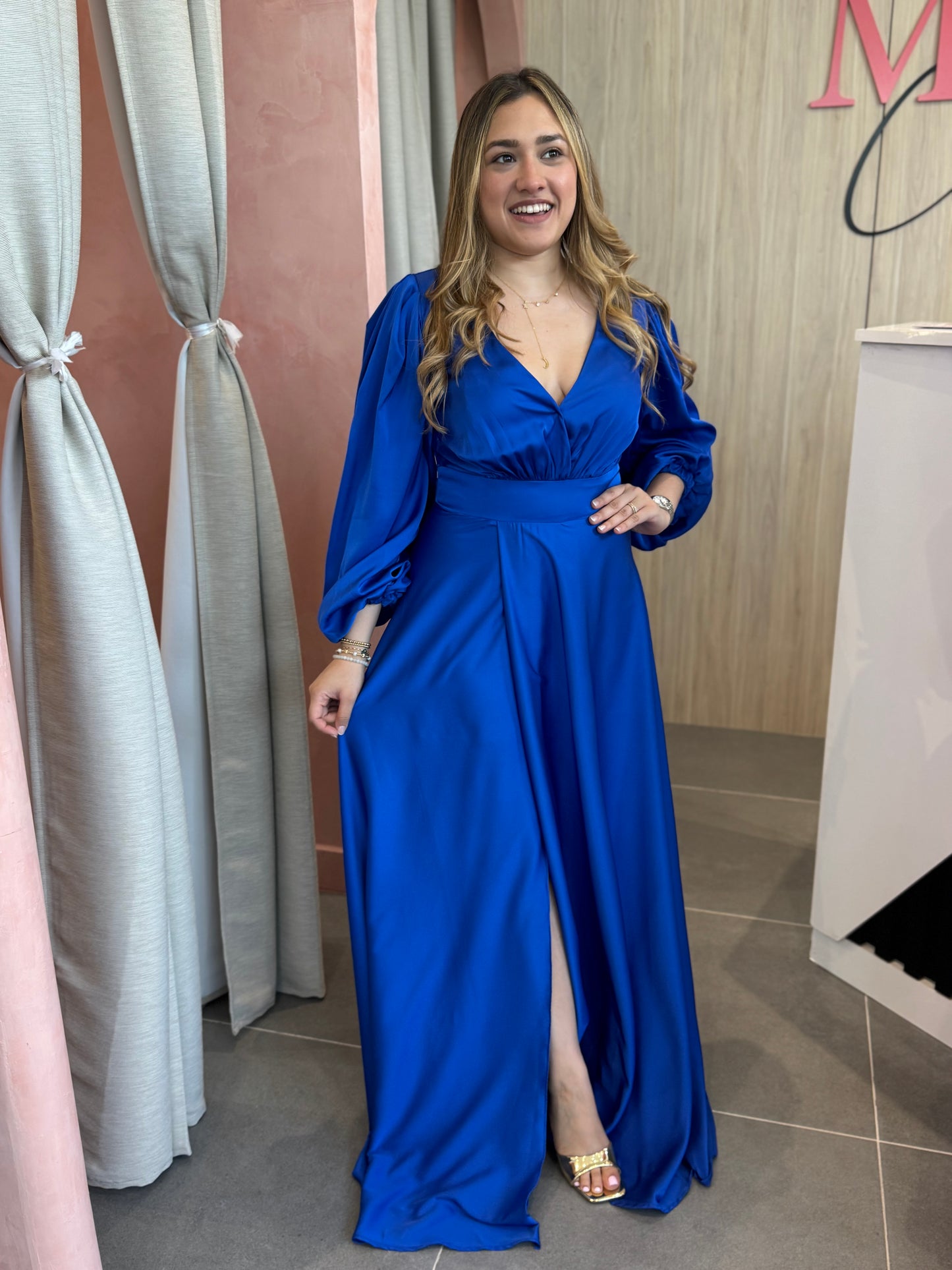 Vestido Ana Azul
