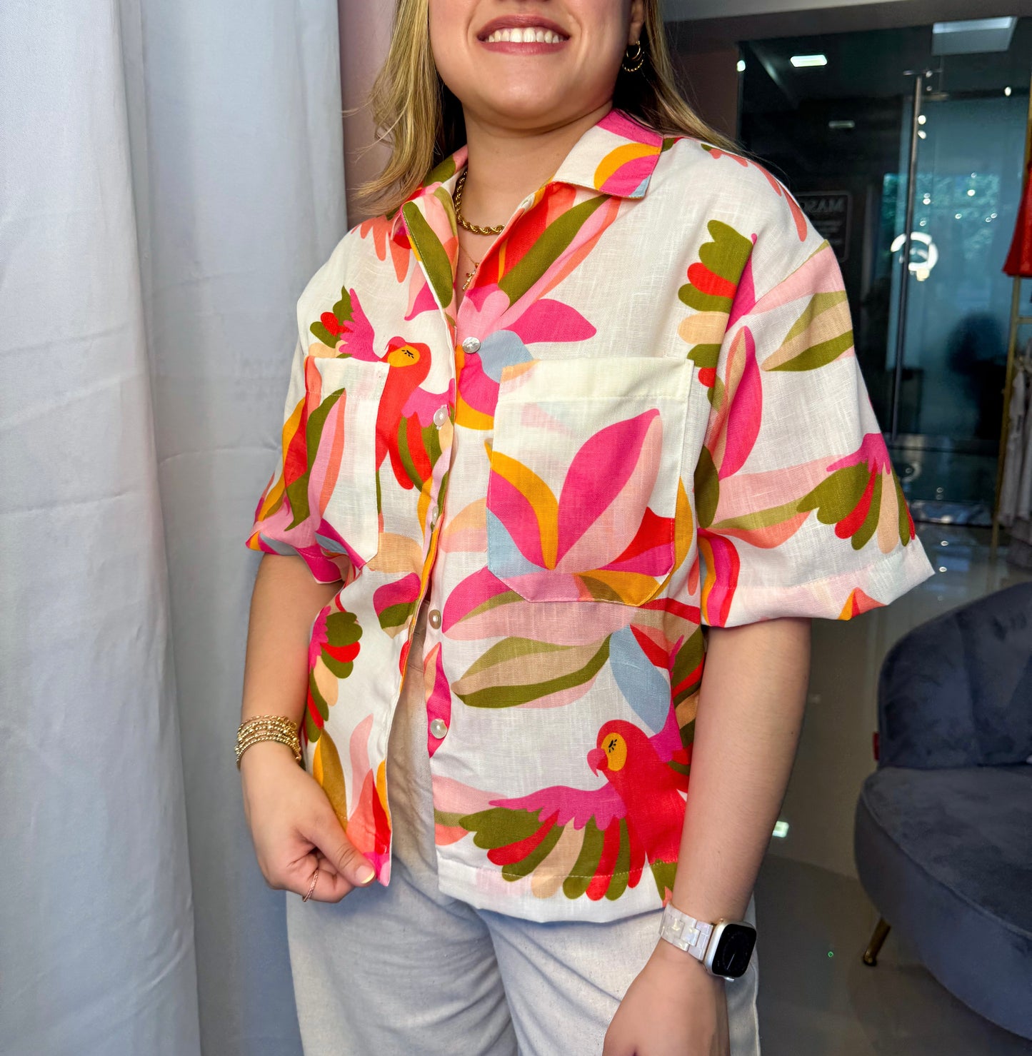 Camisa en Lino