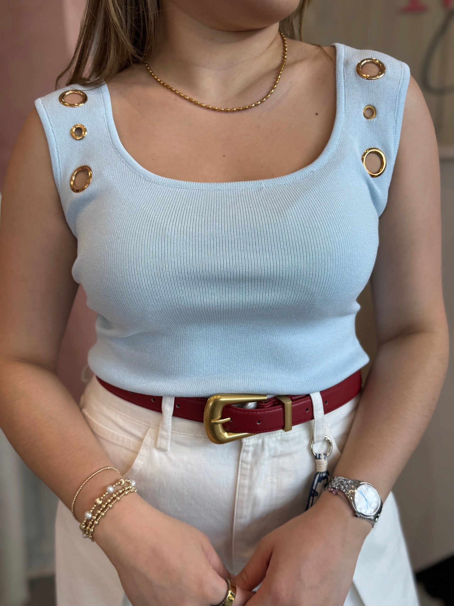 Baby Blue Top