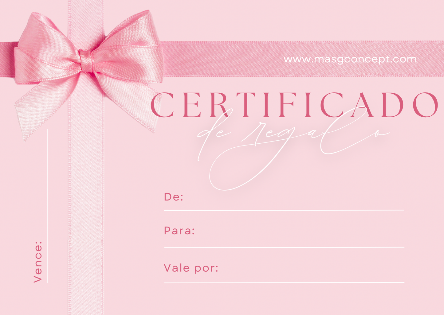 Gift Card / Certificado de Regalo