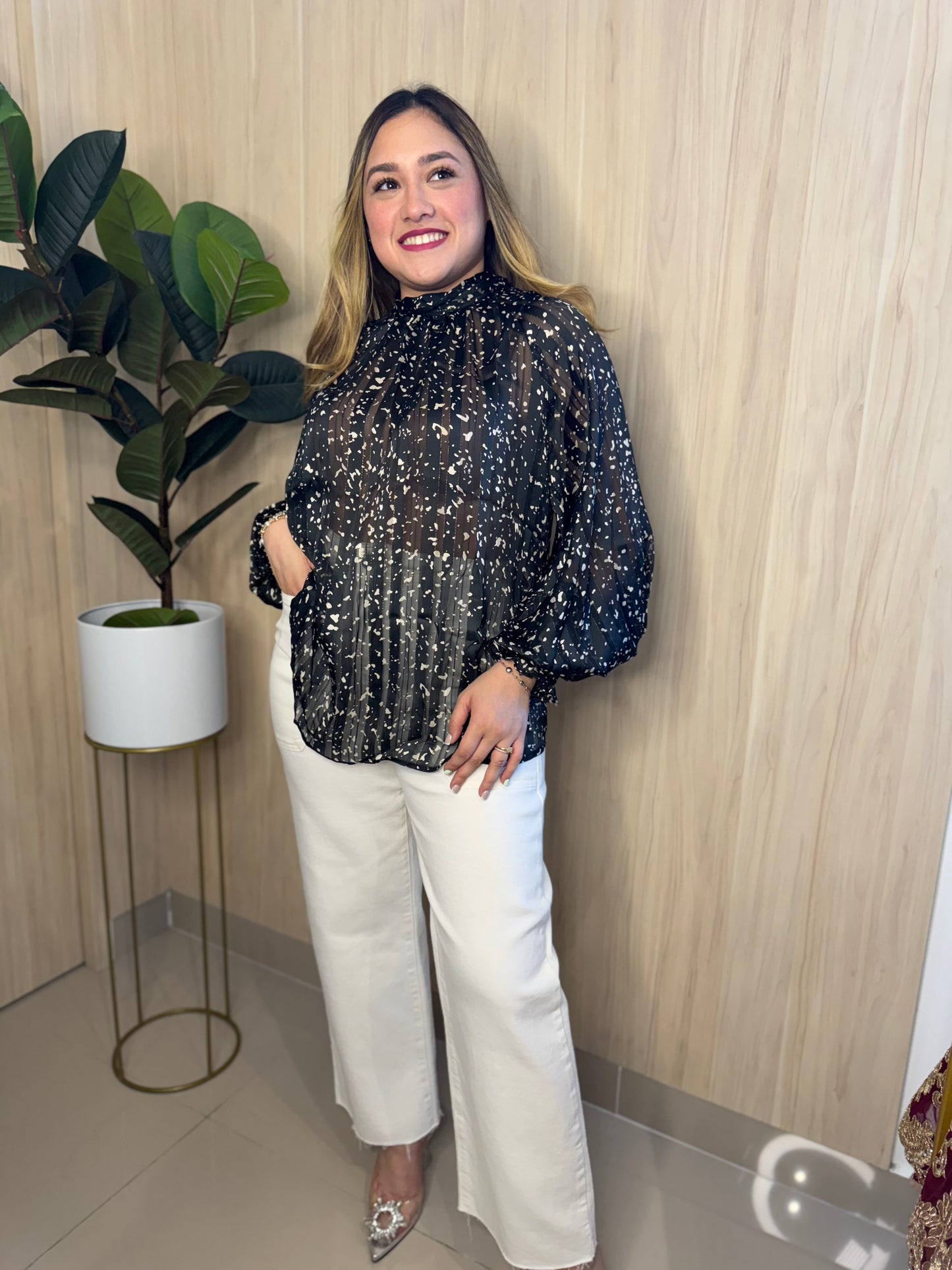 Adela Satin Blouse