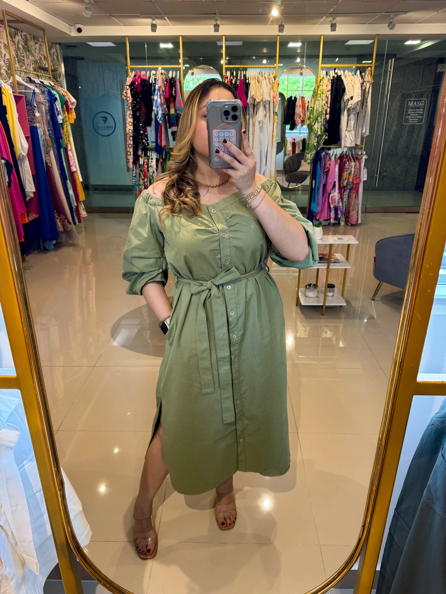 Midi Dress Verde