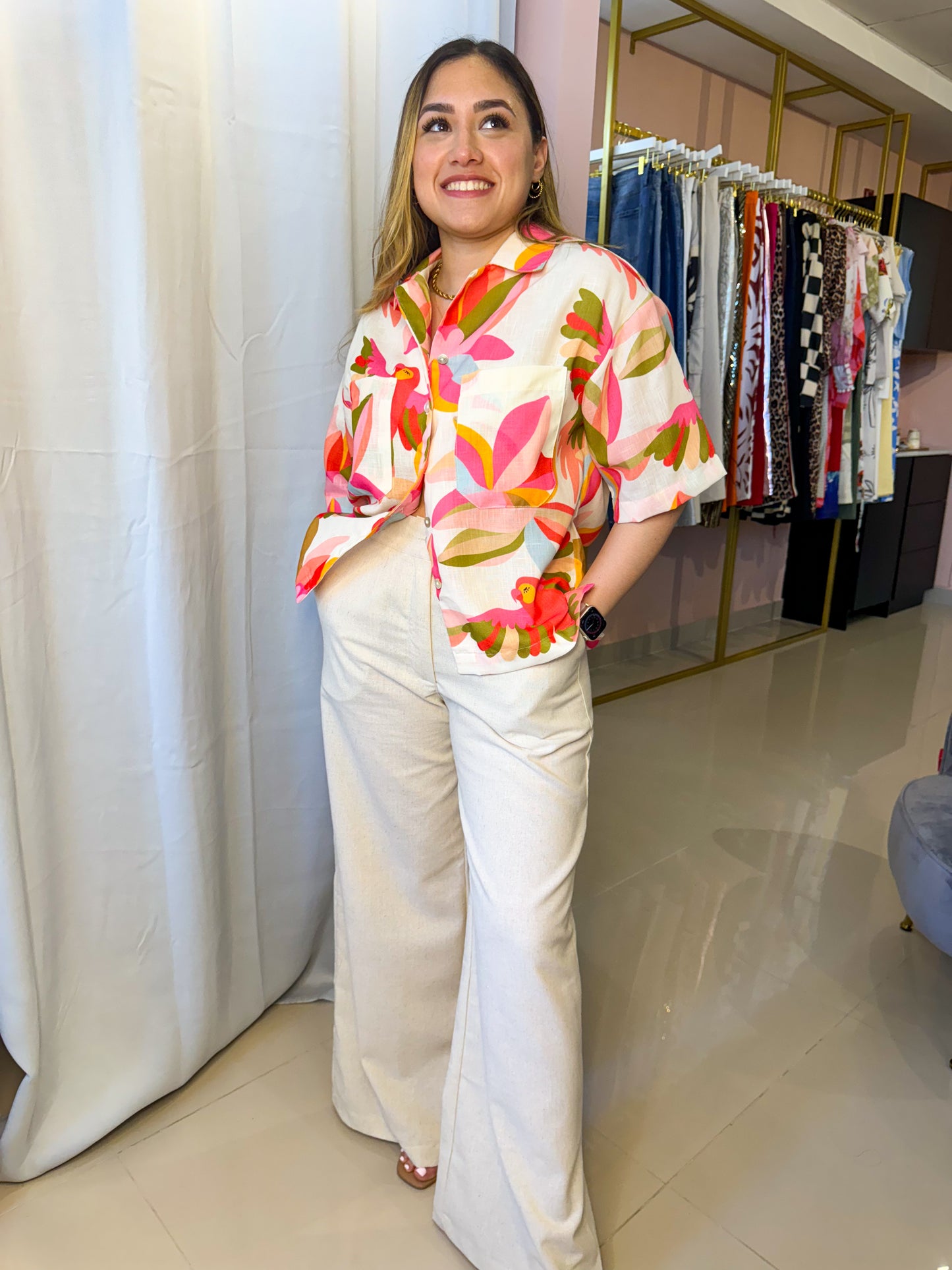 Camisa en Lino