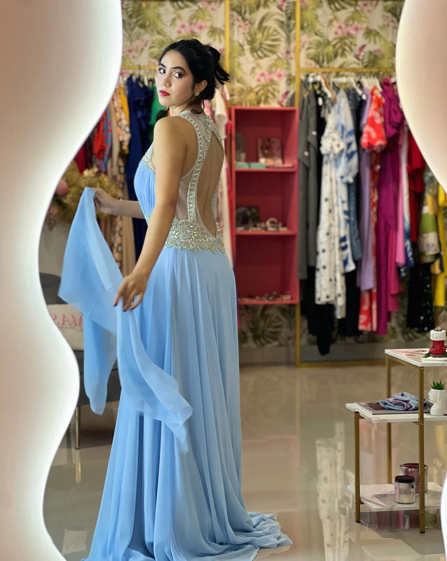 Baby blue Formal Dress