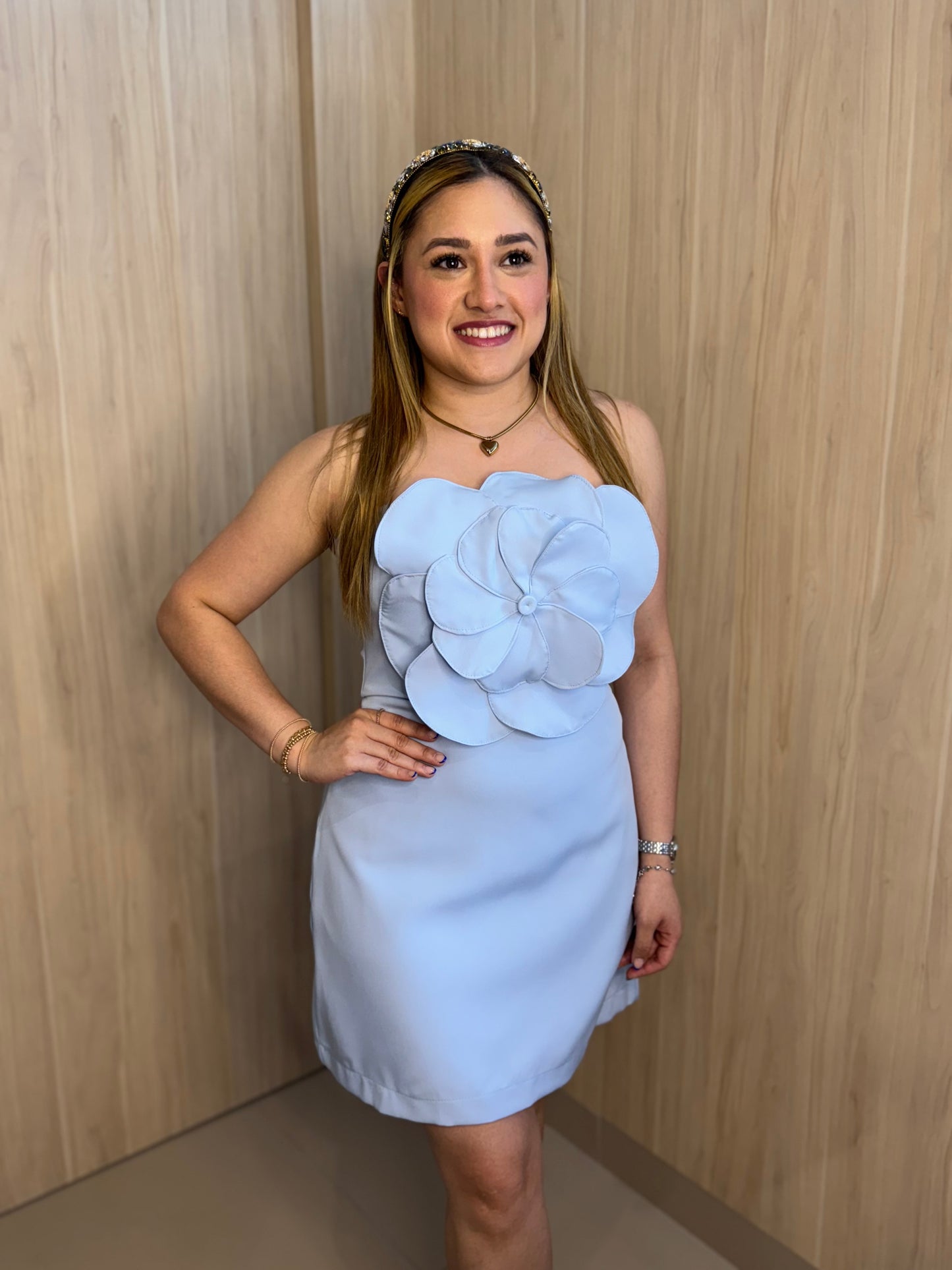 Vestido Andy Celeste