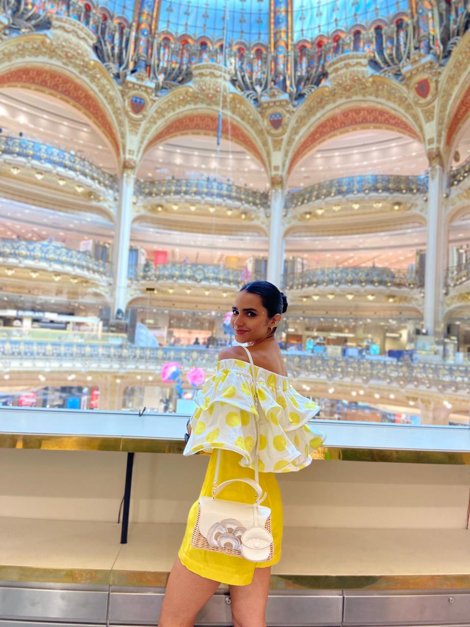 Bolso Cola de Pavo blanco