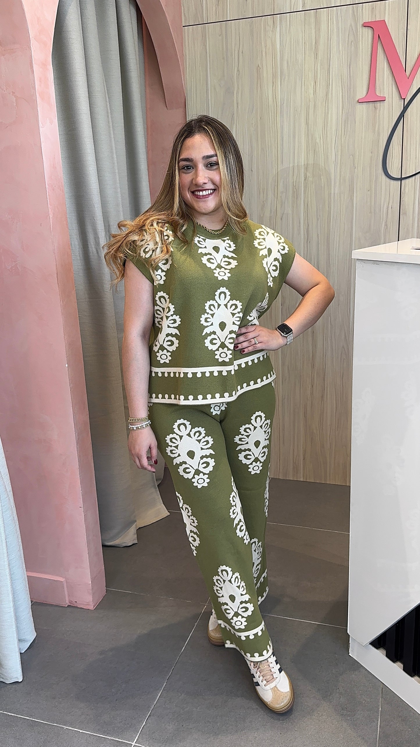Anitta Olive Comfy Set
