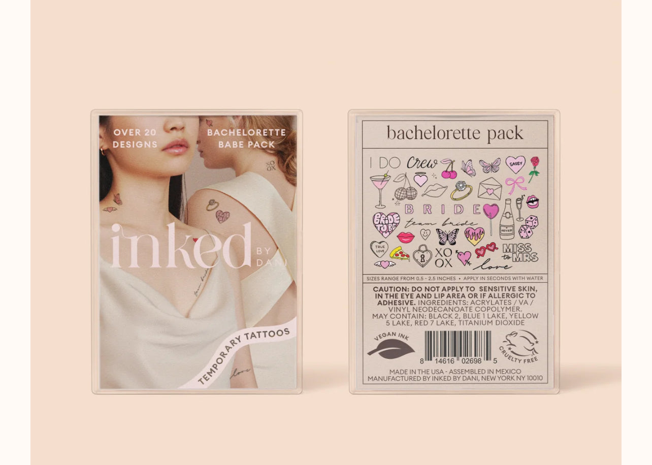Bachelorette Babe Pack / Temporary Tattoos