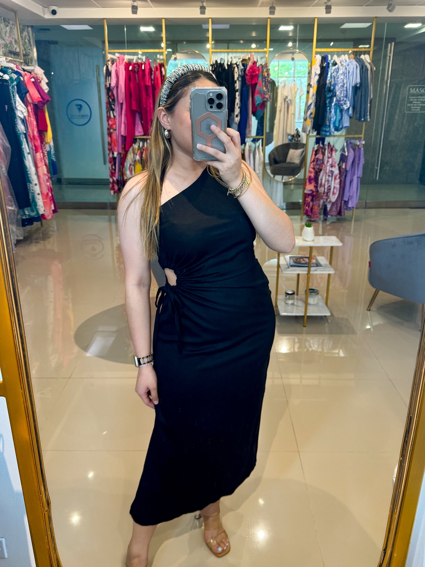 Vestido Midi Centauro Beige