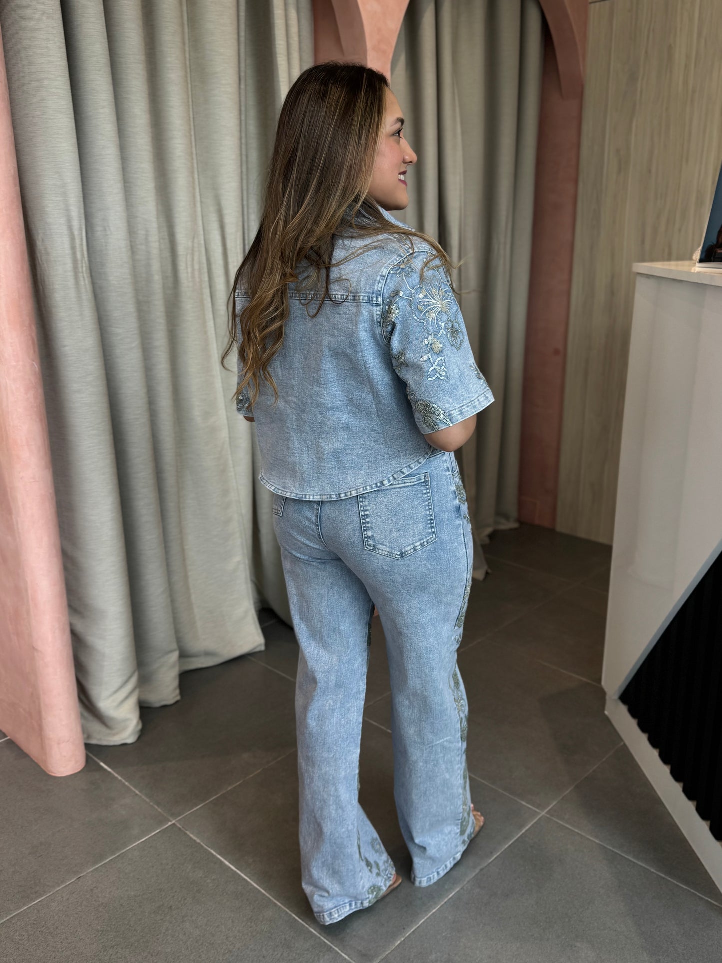 Magdalena Denim Set