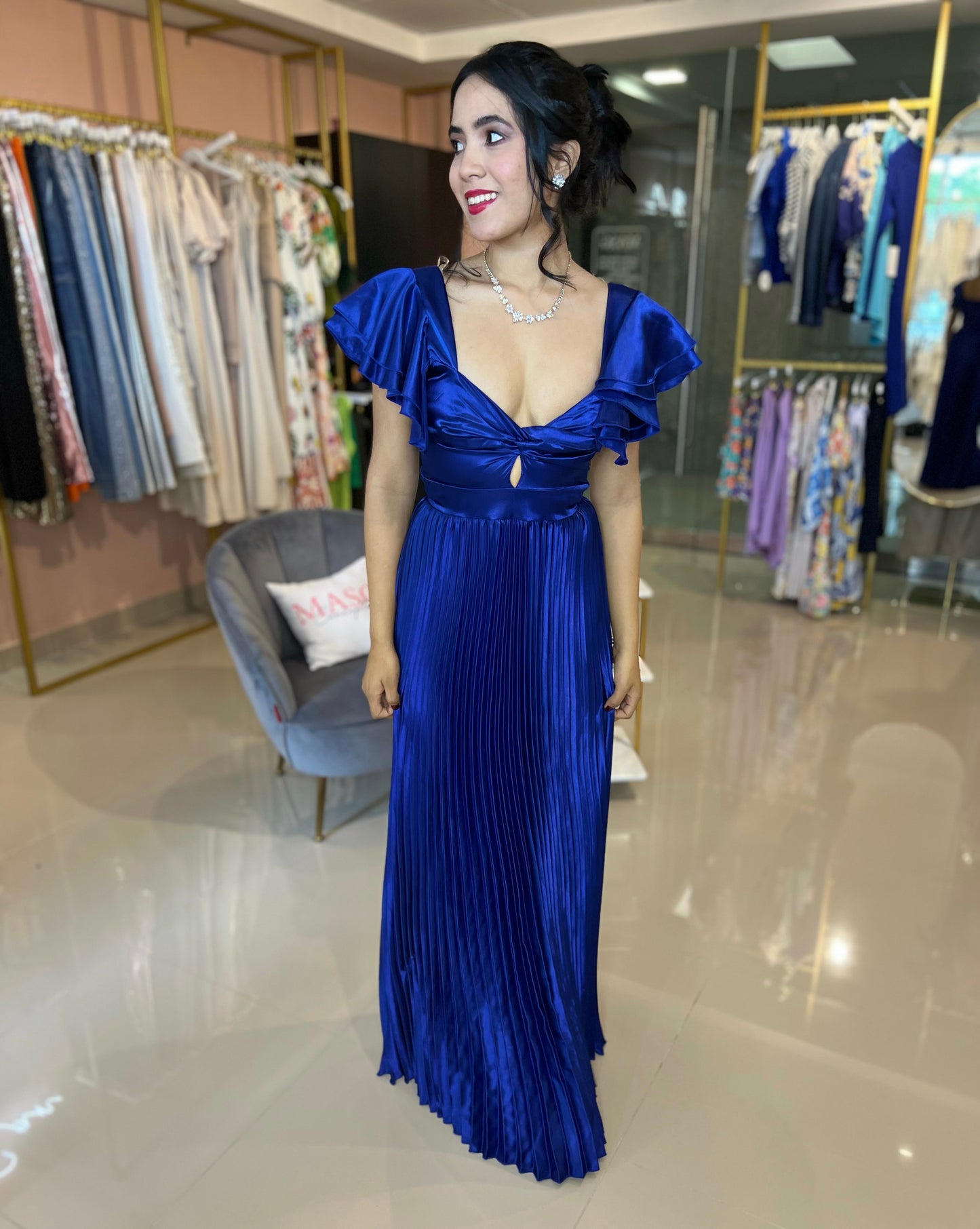 Maxi Dress Azul Royal