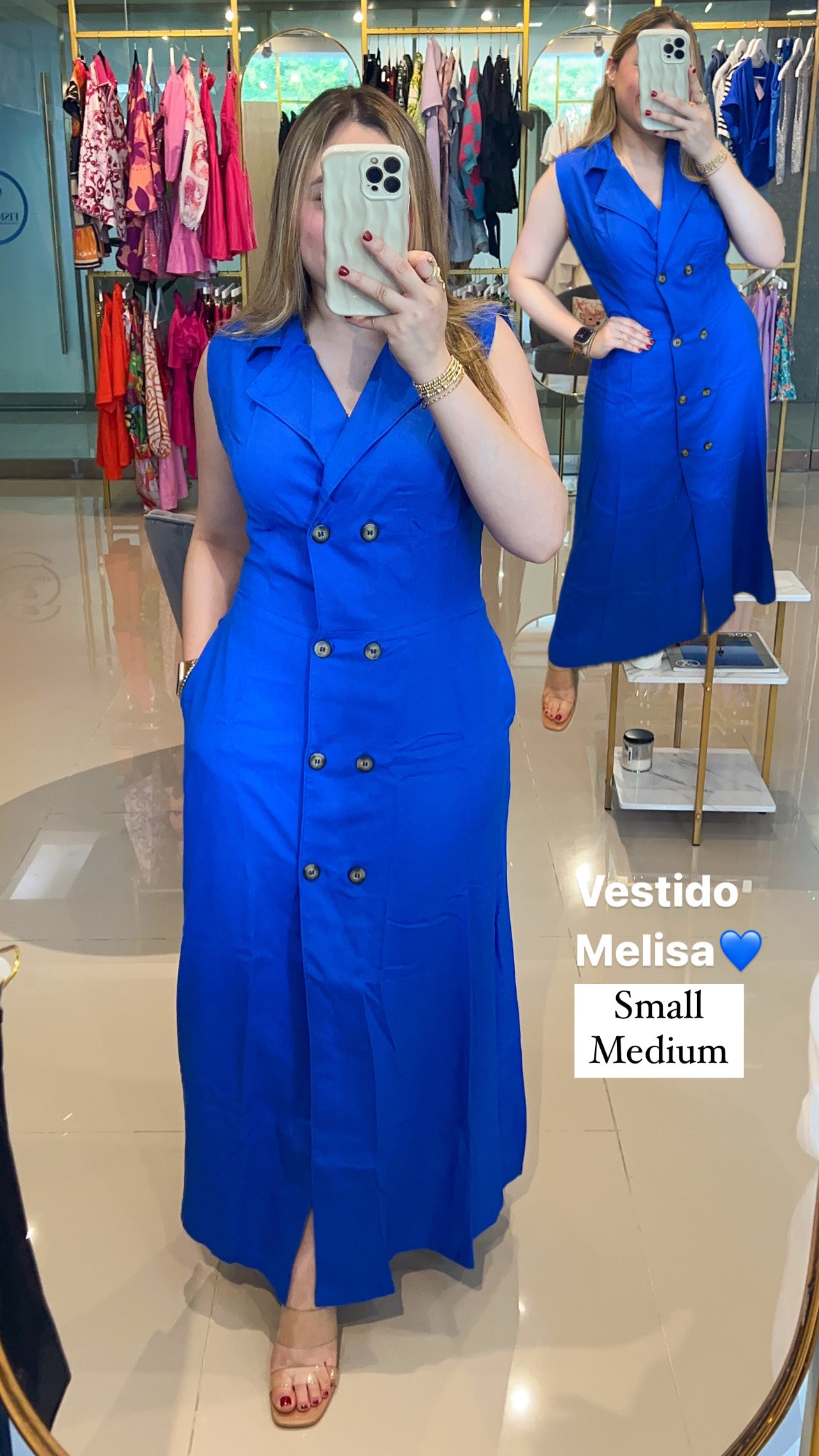 Vestido Melisa Azul
