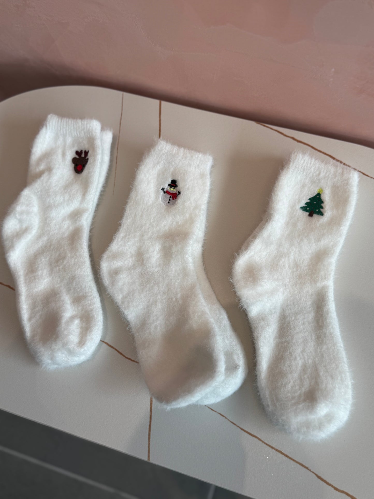 3 Pares de Medias Blancas