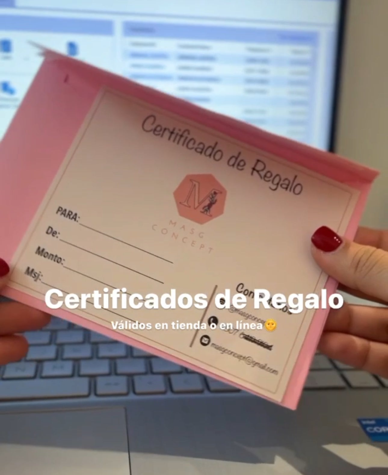 Gift Card / Certificado de Regalo