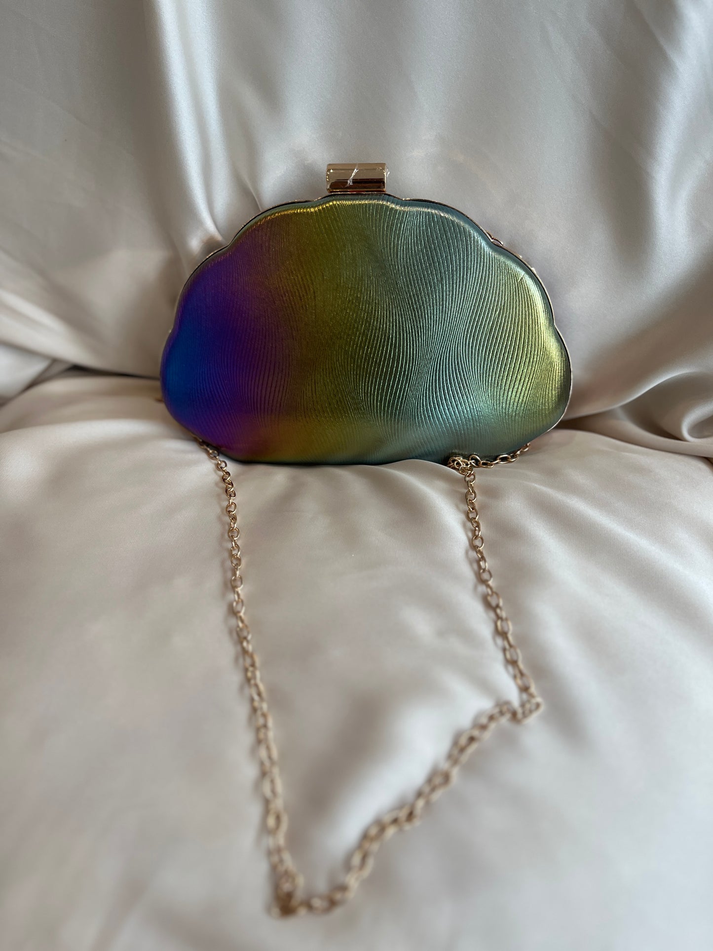 Bolso Forma Concha Tornasol