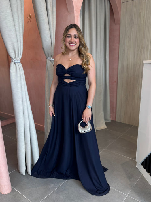 Vestido Romina Azul Navy