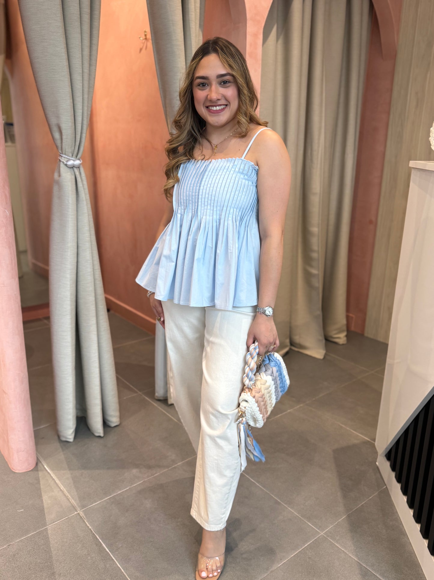 Blue Cami Top