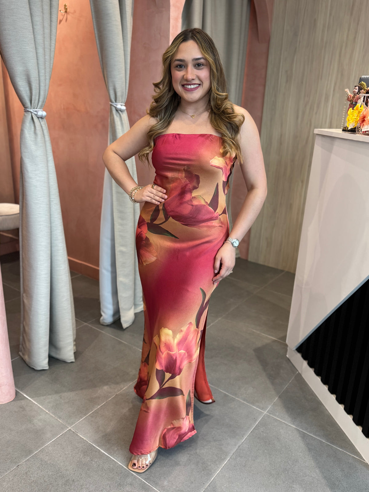 Sunset Garden Maxi Dress