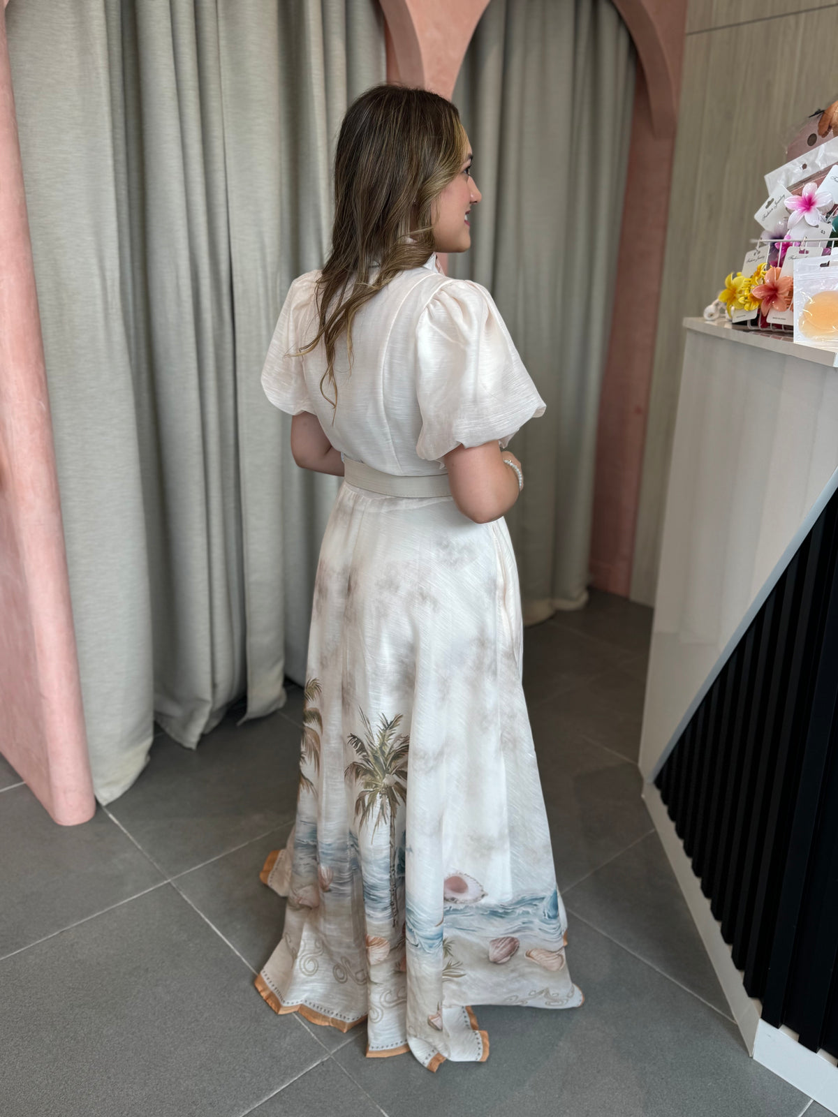 Apricot Maxi Dress
