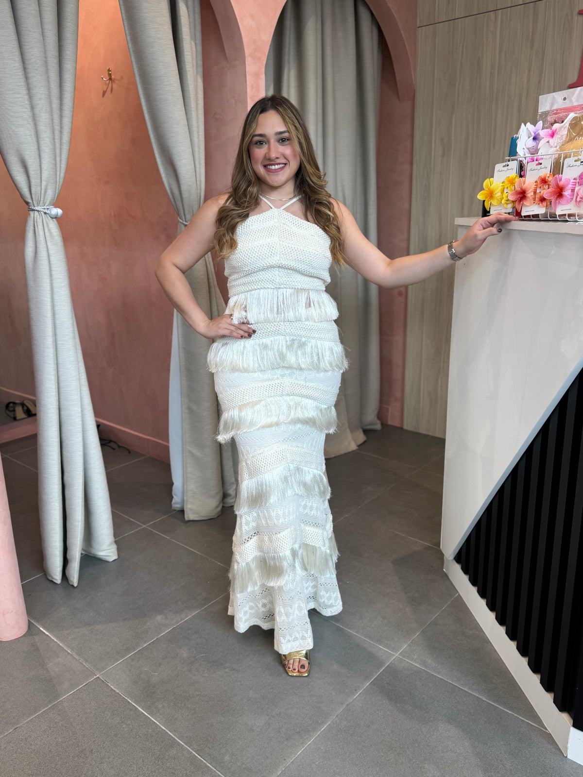Diana Ivory Skirt Set