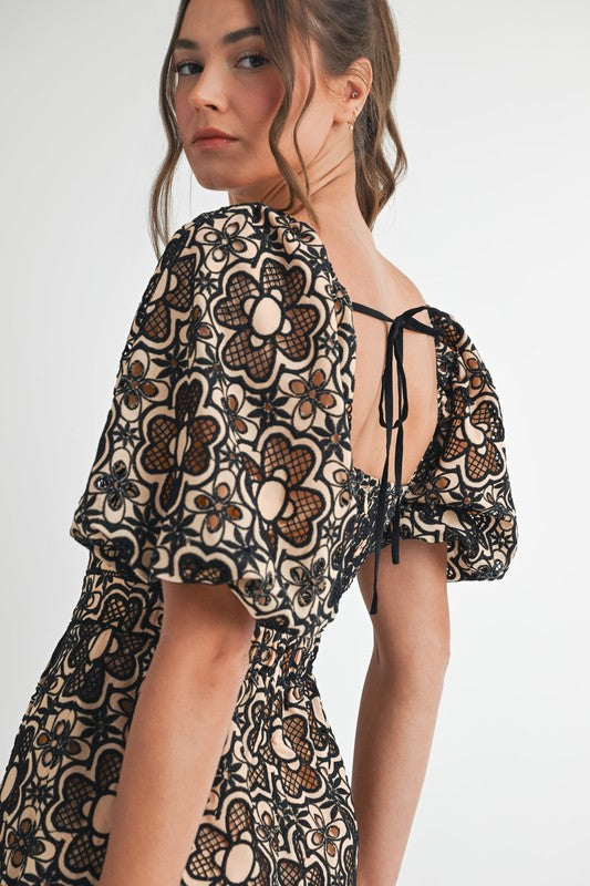 Luz Crochet Romper