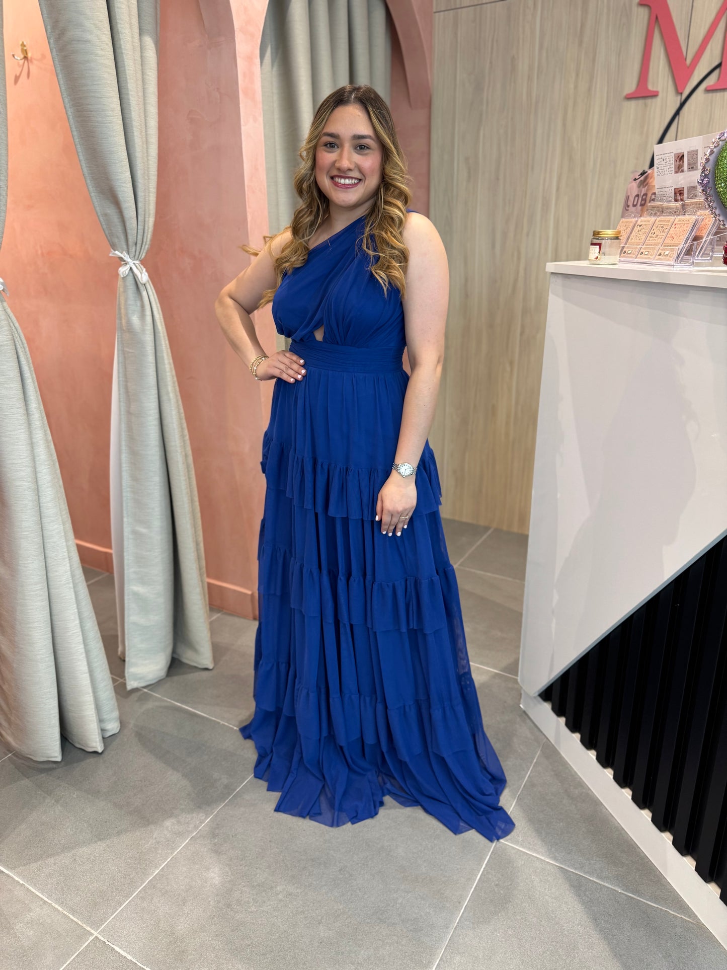 Vestido Azul Royal Abril