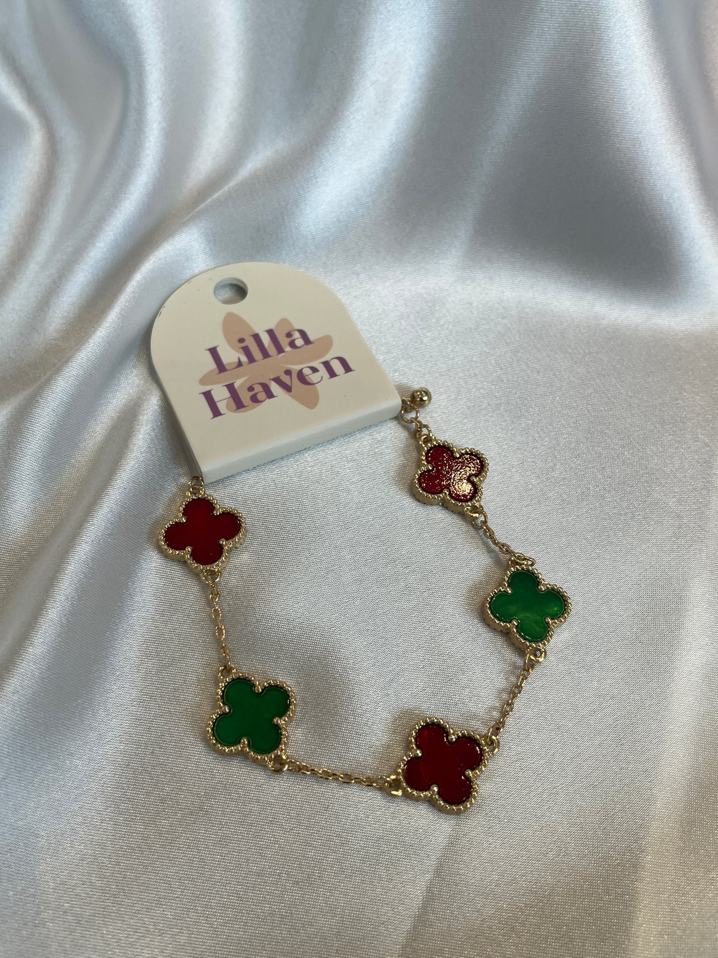 Red Charm Bracelet