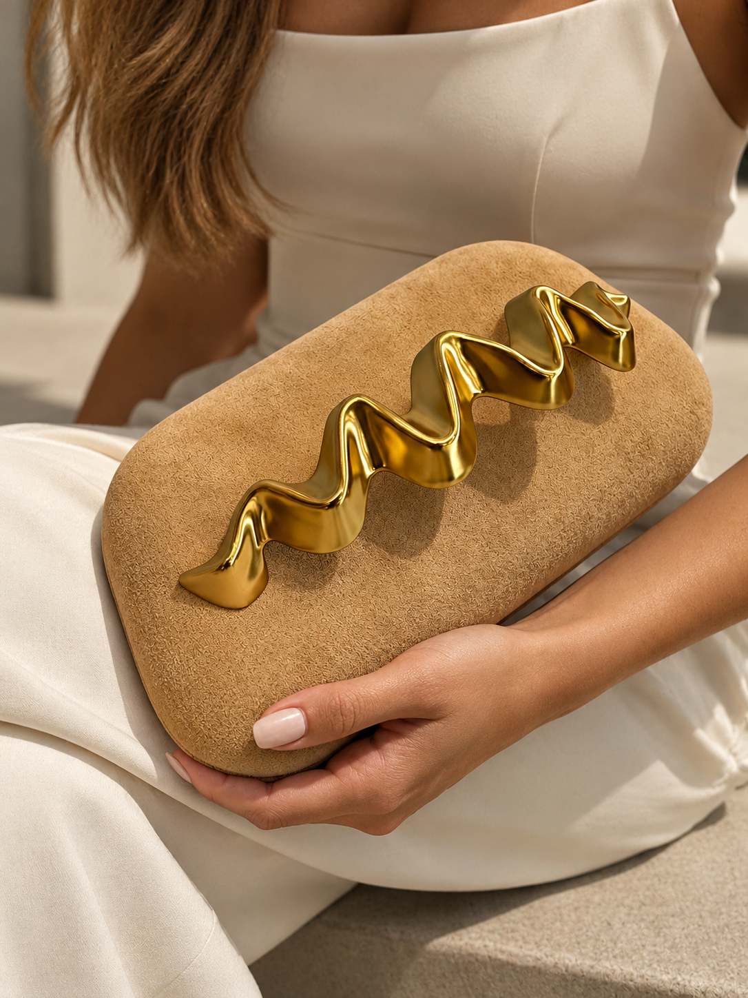 Beige Lea Bag