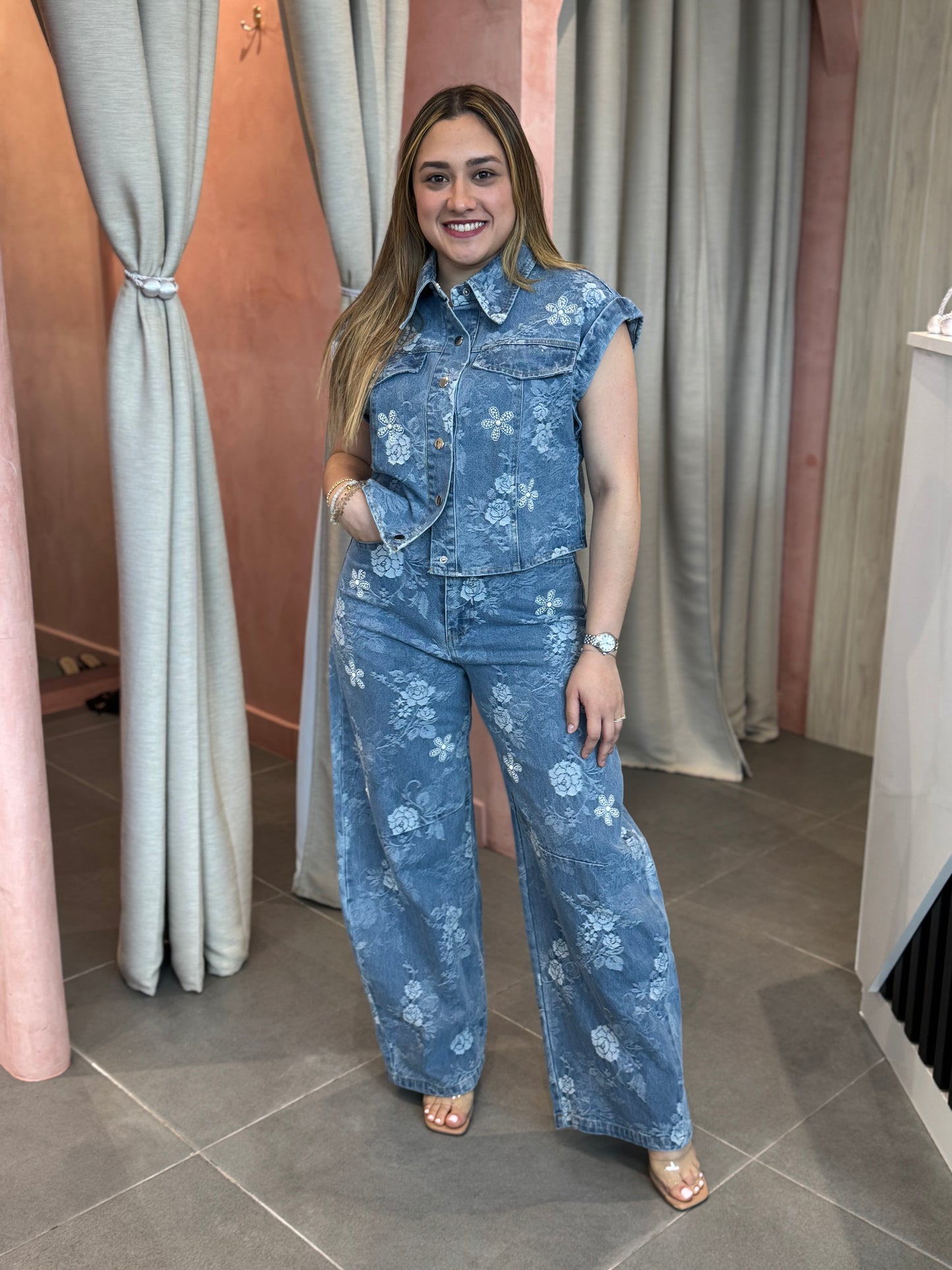 Monica Denim Set