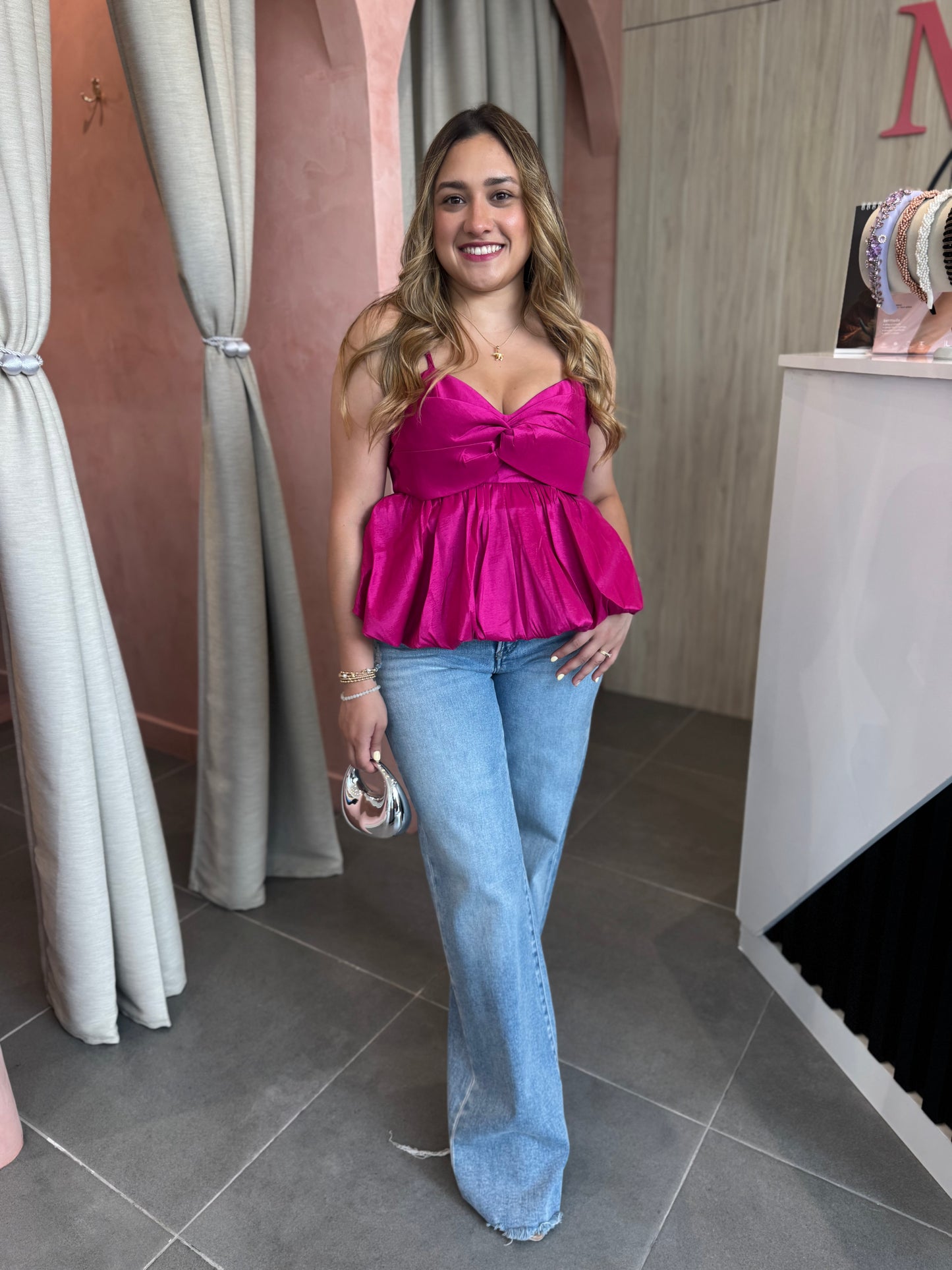Blusa Noelia Fucsia