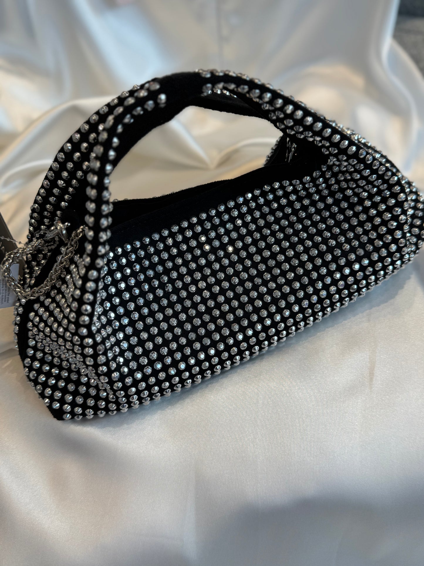 Bolso Negro con brillos