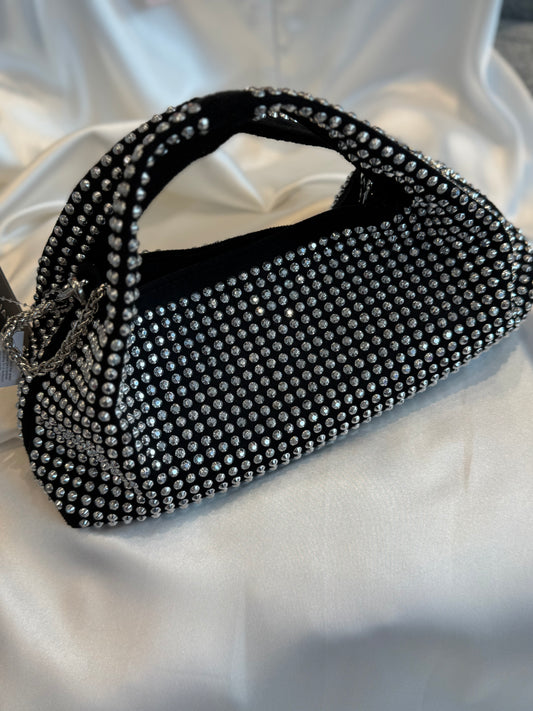 Bolso Negro con brillos