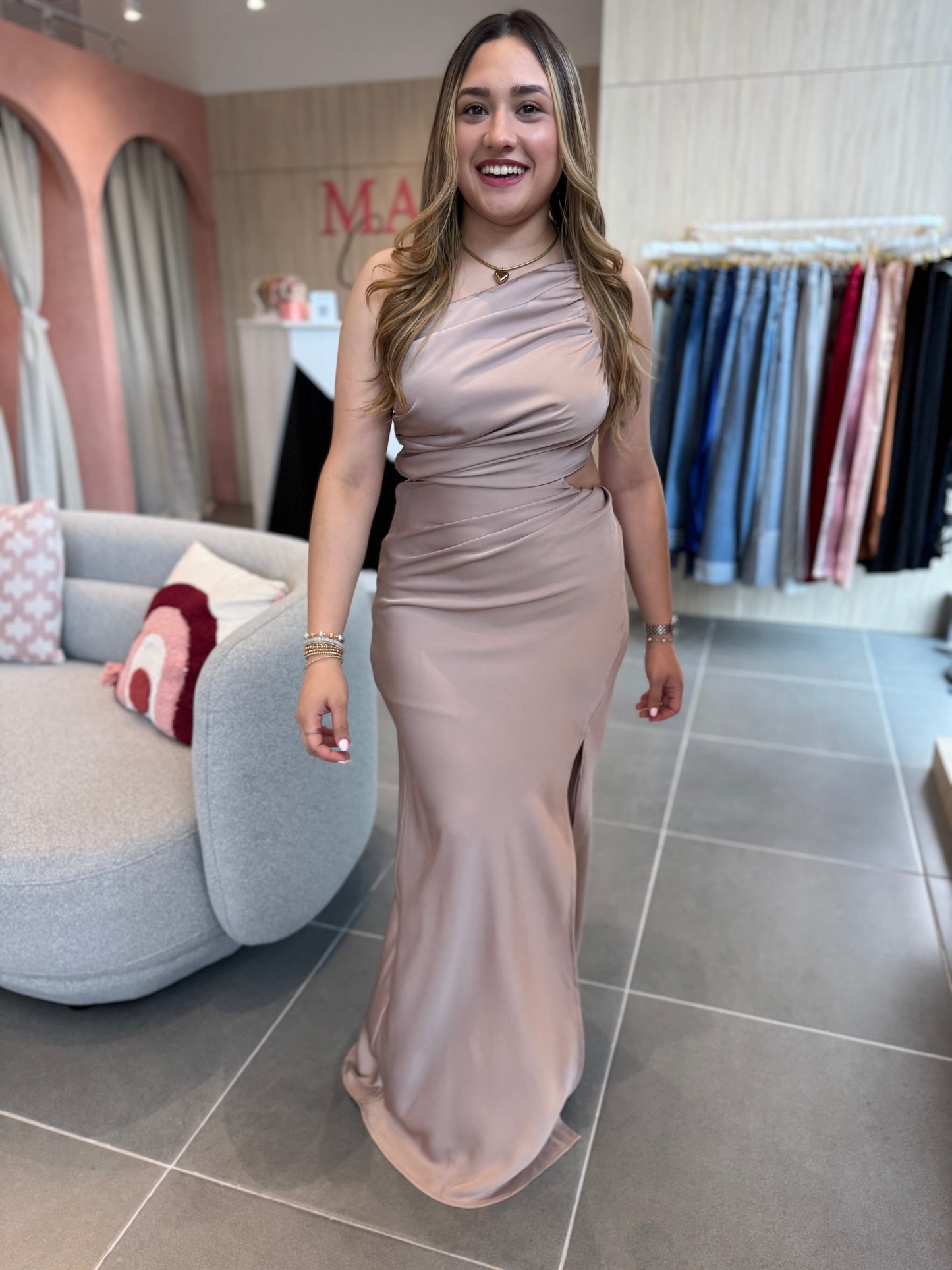 Champagne Maxi Dress
