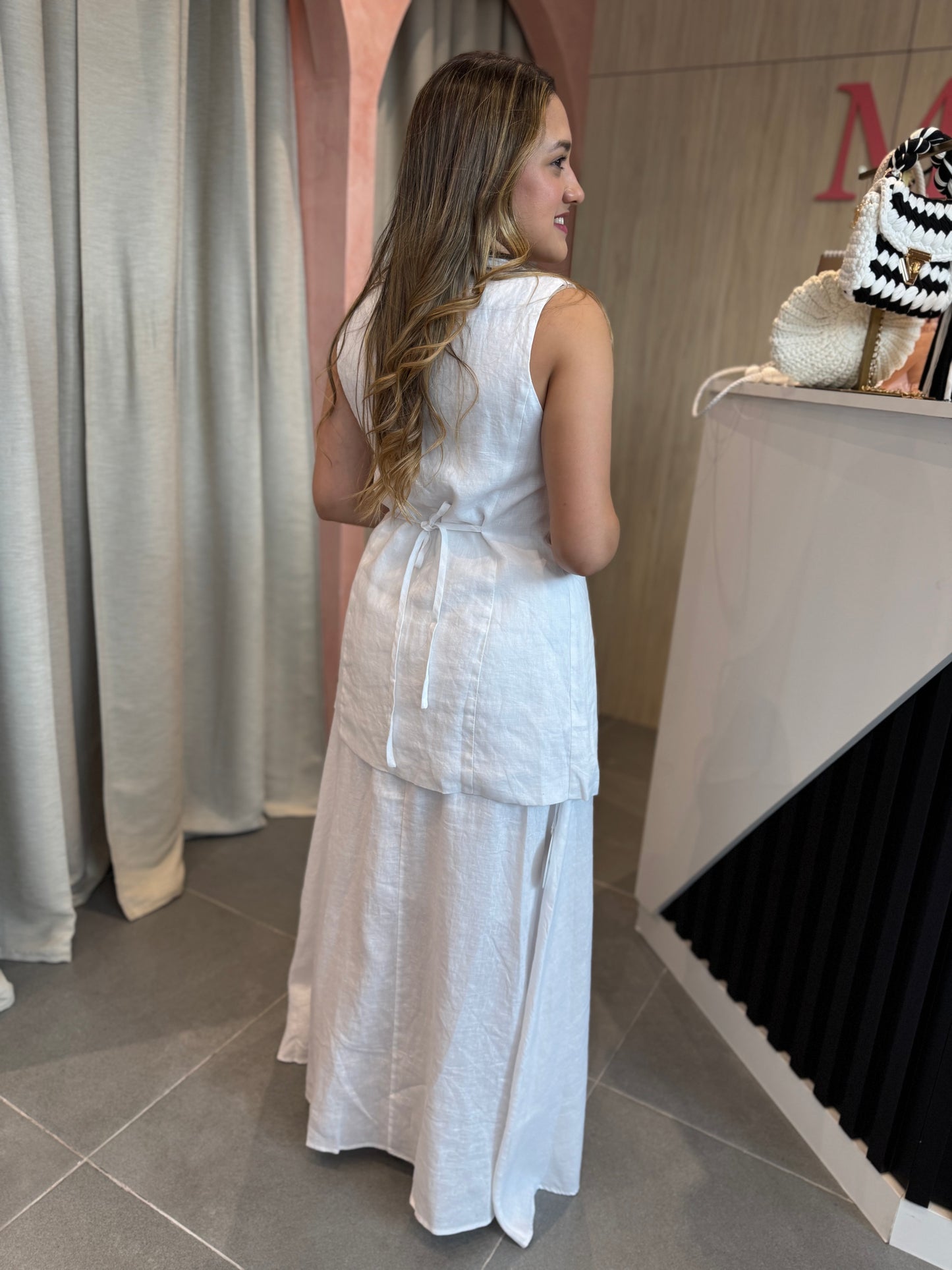 White Skirt Set