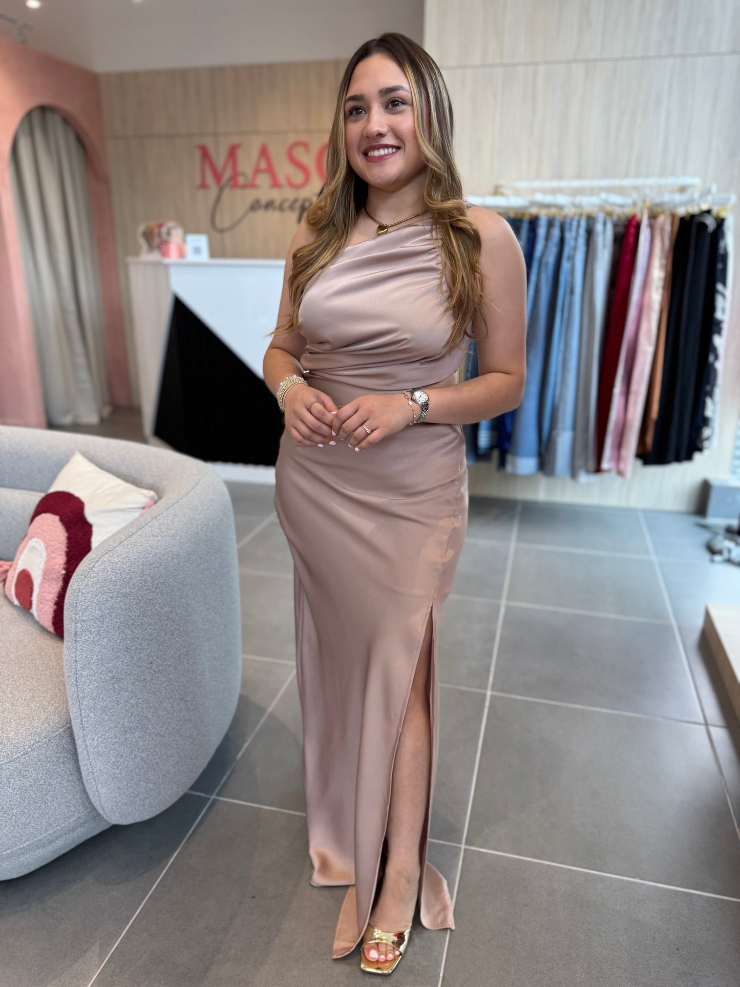 Champagne Maxi Dress