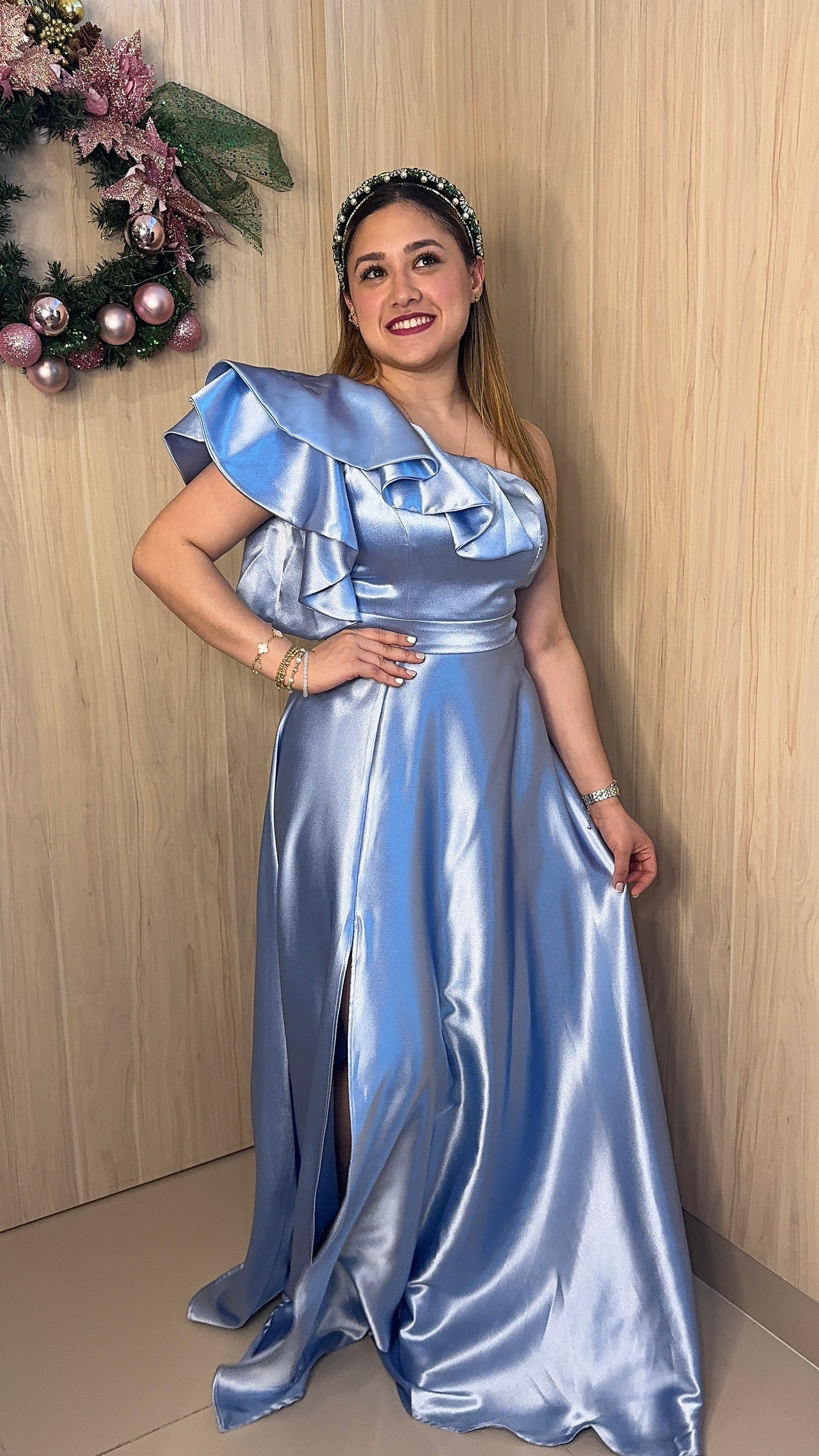 Vestido Salomé Baby Blue