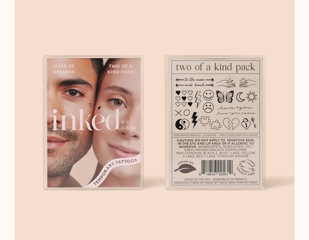 Two of a kind Pack / Temporary Tattoos