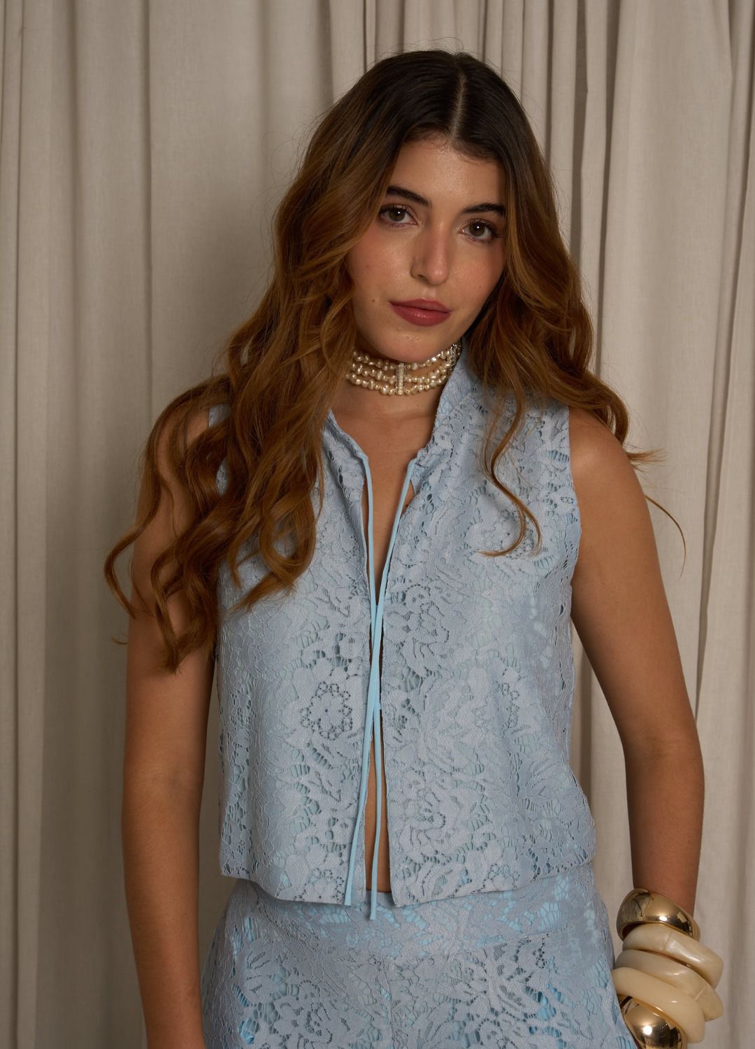 Sky Blue Yes Girl Set