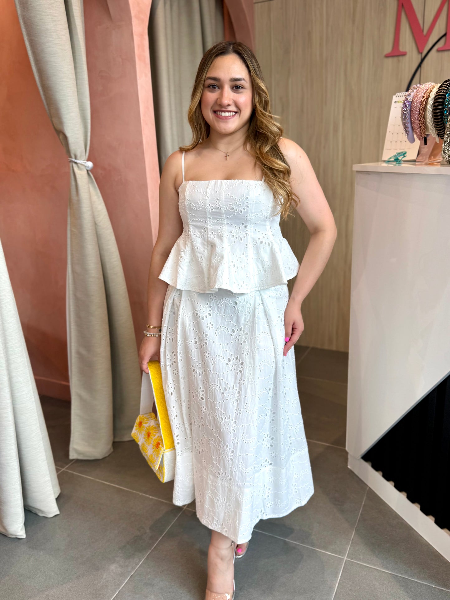 White Skirt Set