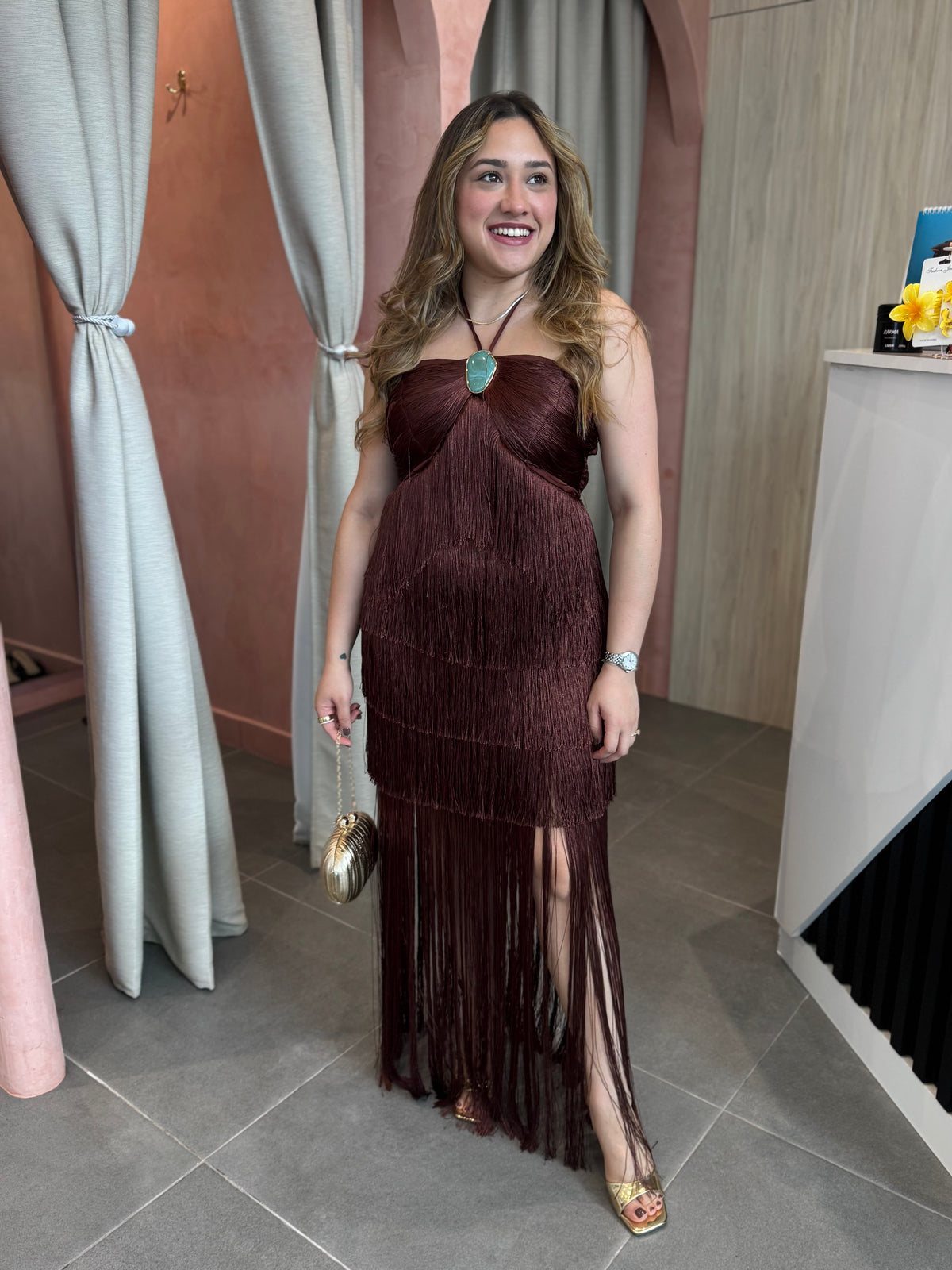 Maylin Choco Maxi Dress