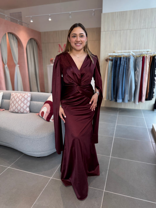 Charlotte Red Wine Dress