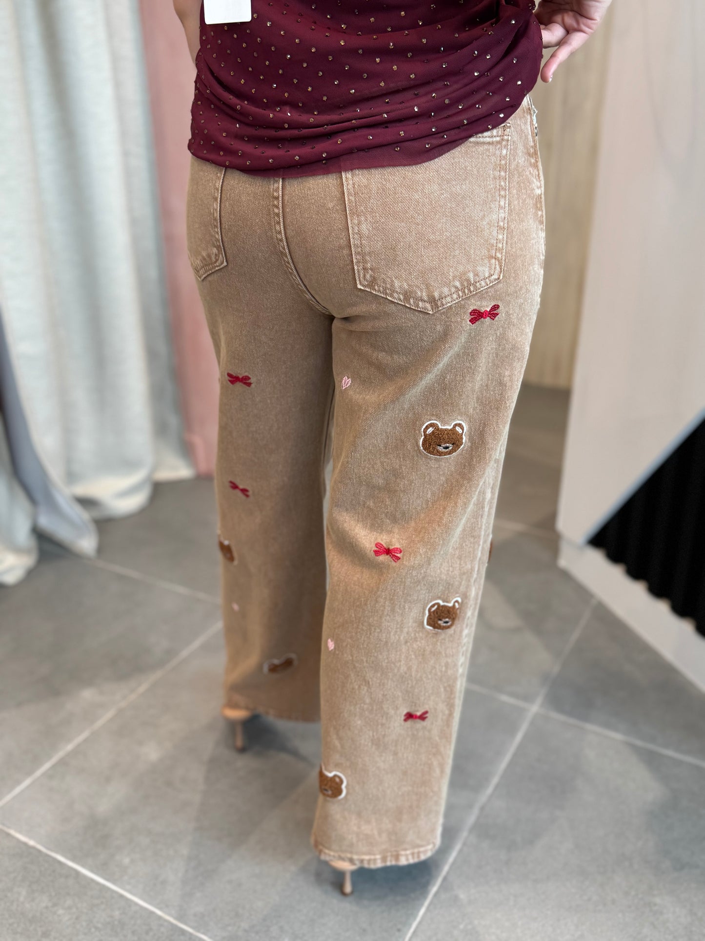 Teddy Cocoa Jeans