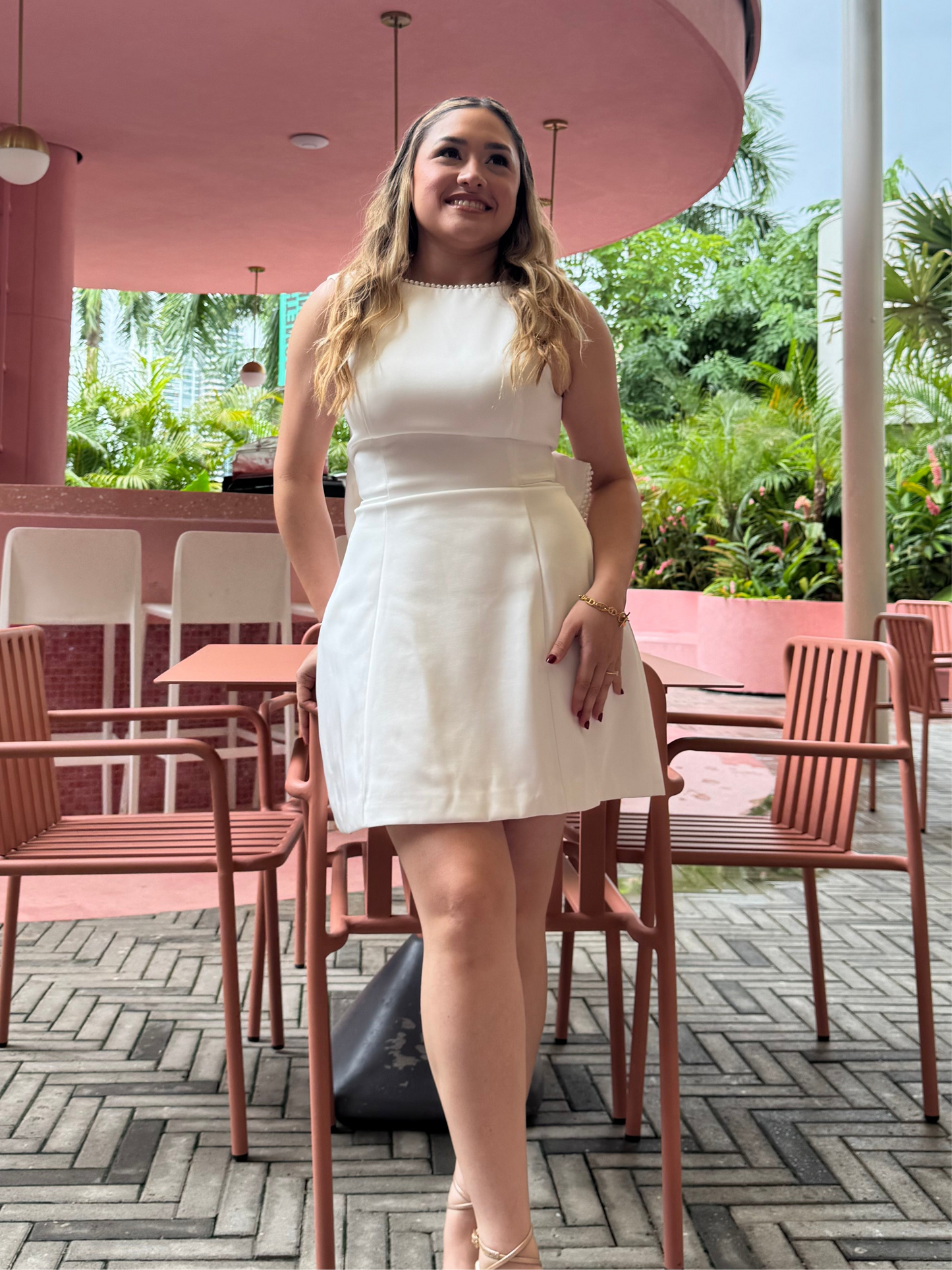 Carla White Mini Dress