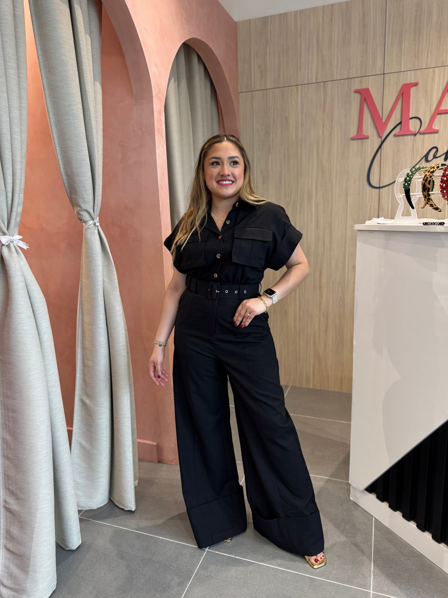 Lina Black Jumpsuit