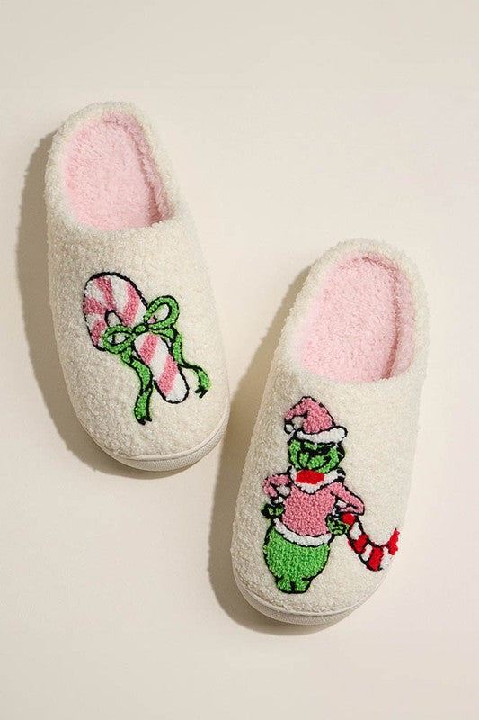 Grinch holiday Slippers - 21 nov