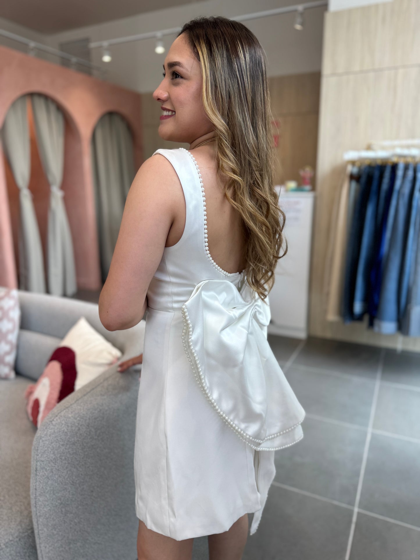 Carla White Mini Dress